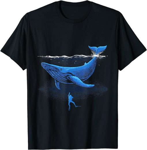 Ocean Animal Killer Whale Orca Scuba Diving T-Shirt