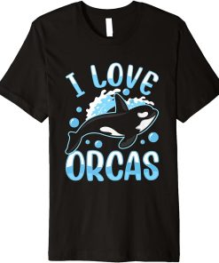 I Love Orcas Protect Sea Orca Whale Premium T-Shirt